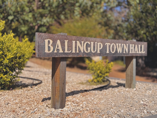Community Facilities - Balingup Town Hall (entry)
