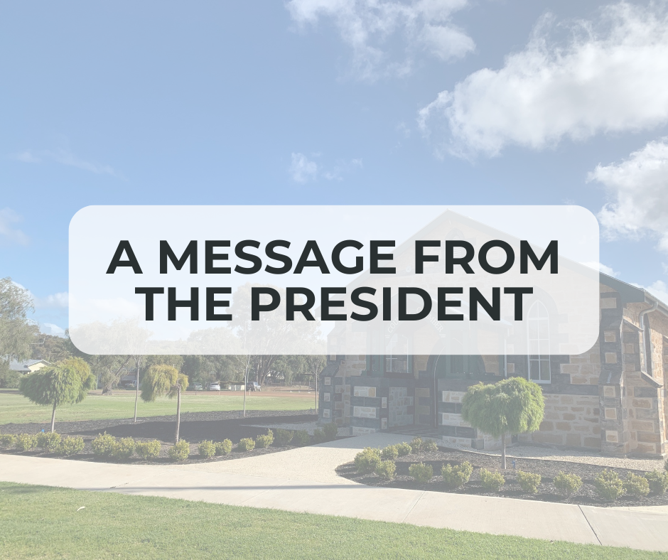 A Message from the President about the Long Term Financial Plan