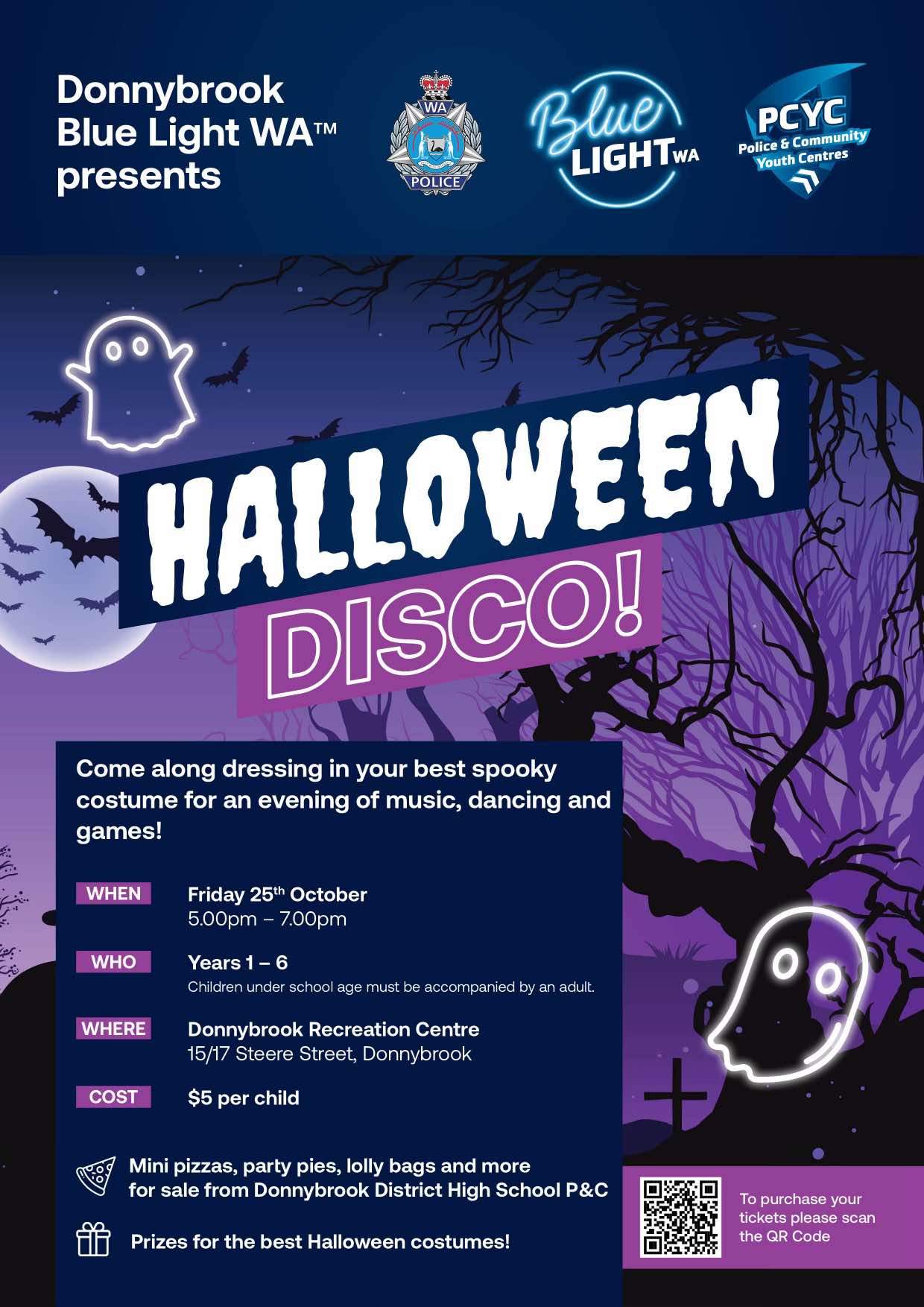 Donnybrook Blue Light WA Halloween Disco